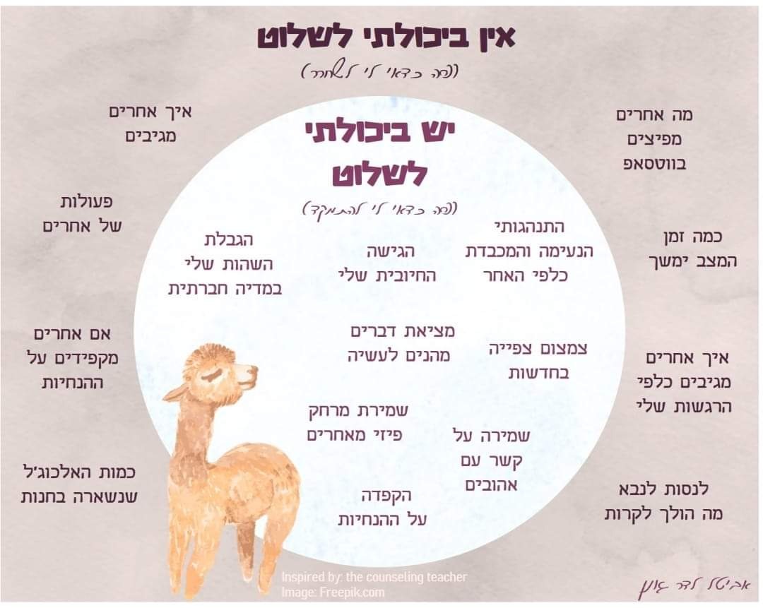 אין ביכולתי לשלוט